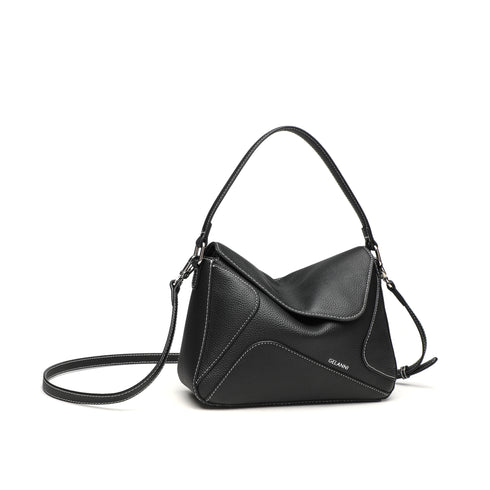 Puzzle Crossbody Bag - Black